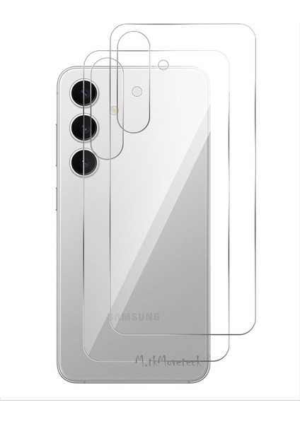 Samsung Galaxy S24 Şeffaf Kaplama 360 Kasa Koruyucu Arka ve Yan Çerceve Full Body Çizilmez