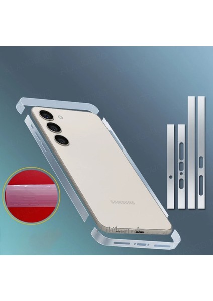 Samsung Galaxy S24 Şeffaf Kaplama 360 Kasa Koruyucu Arka ve Yan Çerceve Full Body Çizilmez modelleri