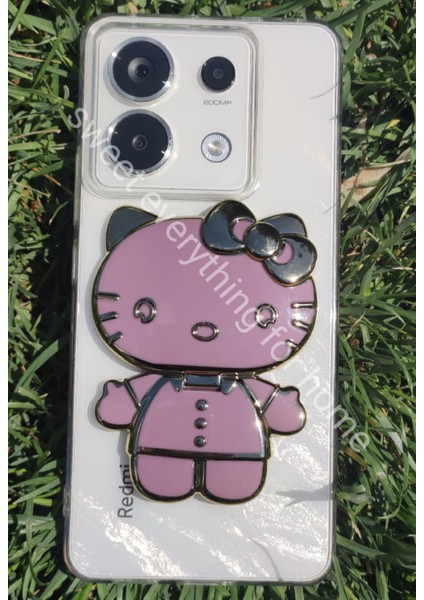 Hello Kitty Telefon Tutacağı 360 Derece Dönebilen