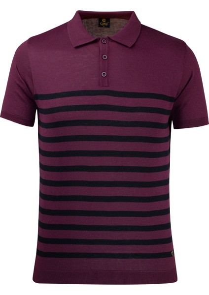 Erkek Yazlık Triko Tişört Kıvrılmaz Polo Yaka Regular Kalıp