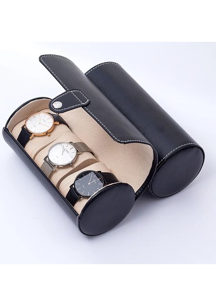 Taşınabilir Deri 3 Yuvalı Saat Çantası fırsatları