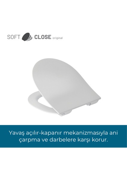 Santo Premium Softlose - Vitra Sento / Geberit Icon Uyumlu modelleri