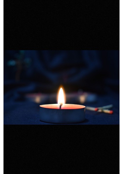 Küçük Standart Tealight Mum 8'li Kokusuz Kırmızı Renkli-%100 Doğal Soya Wax modelleri