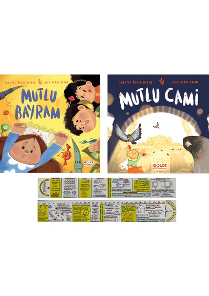 Mutlu Bayram - Mutlu Cami 2 Kitap - Süreyya Ülker Aydın - Matematik Öğreten Ayraç