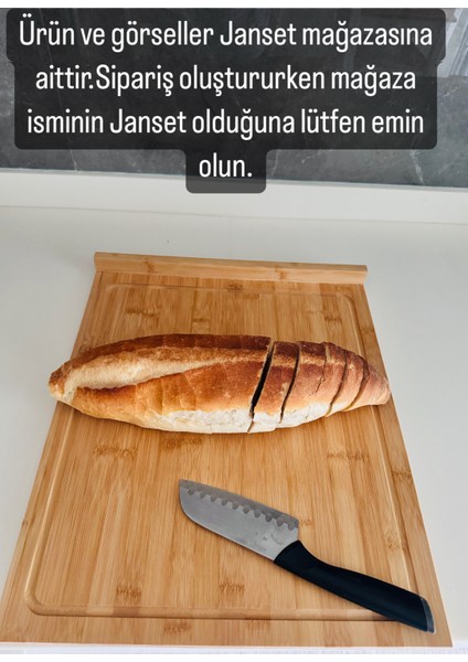 Bambu Kenarlı Kesme Tahtası 45*38 ve 2 adet Servis Sunum Tepsisi,aksesuar,bambu dekorasyon modelleri