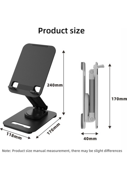 Katlanabilir Tembel Masaüstü Telefon ve Tablet Tutucusu