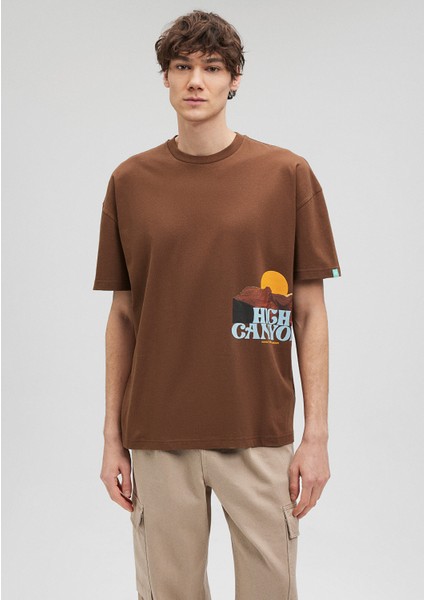 Baskılı Kahverengi TIŞÖRT0612092-70241 modelleri