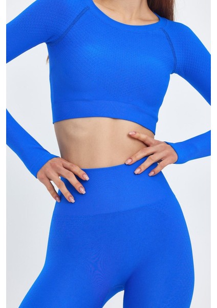 Şmart Kadın Seamless Tayt Crop Takım
