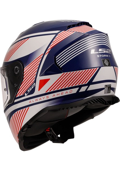 Storm 2 Dodger Beyaz-Navy Mavi Kask