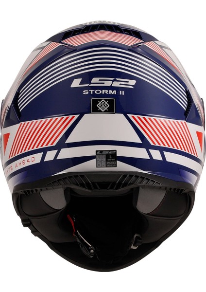 Storm 2 Dodger Beyaz-Navy Mavi Kask