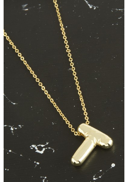 T Harfli Balon Kolye