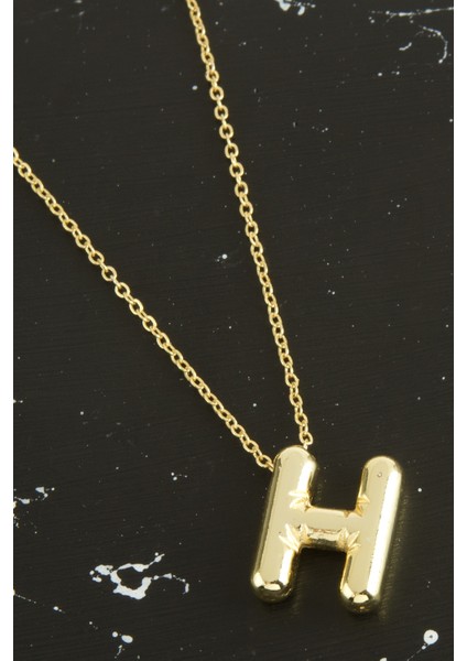 H Harfli Balon Kolye