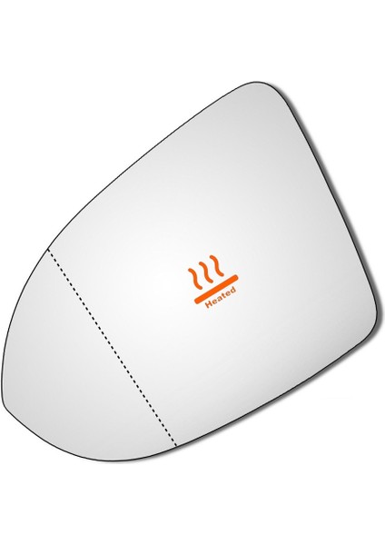 ARTEON 2017-2020 MODEL ARASI UYUMLU SOL SÜRÜCÜ TARAFI DIŞ AYNA CAMI ELEKTRİKLİ ISITMALI