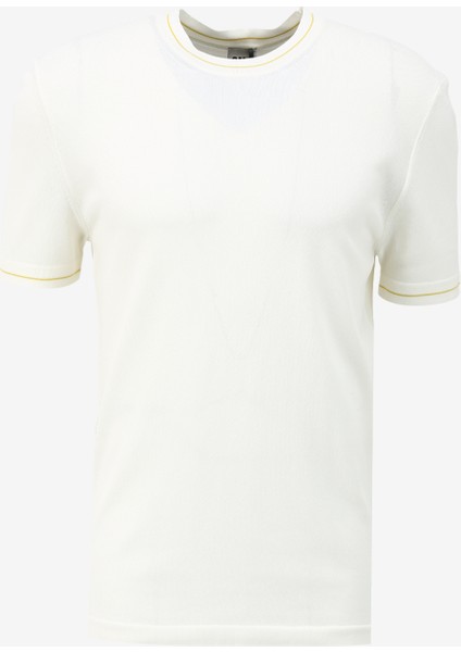 Gmg Fırenze Bisiklet Yaka Regular Fit Ekru Erkek Kazak GU24MSS04004