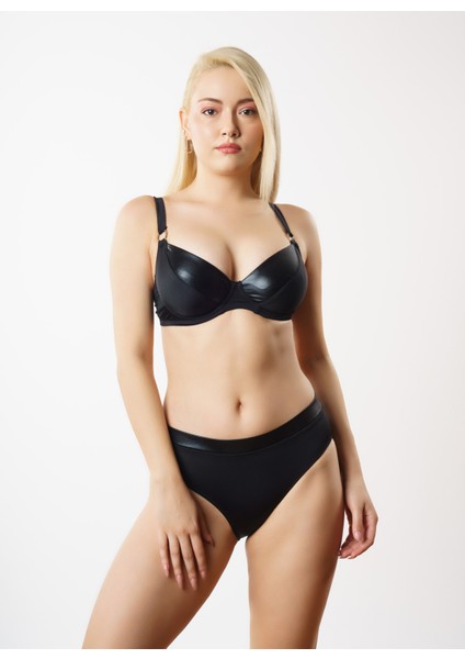 Siyah Kadın Bikini Takım LRN24YKB1818