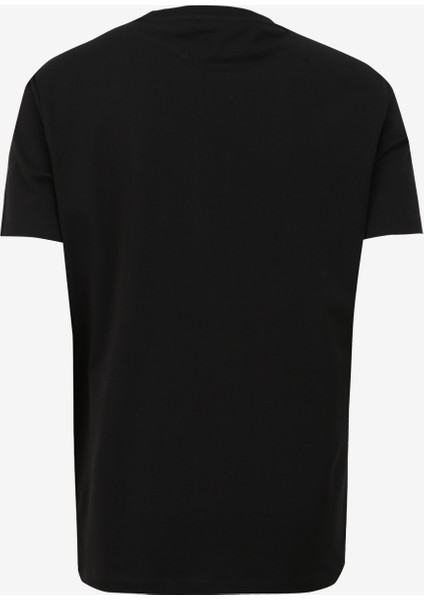 Siyah Erkek Bisiklet Yaka Relaxed Baskılı T-Shirt D4SM-TST3265 fiyatları