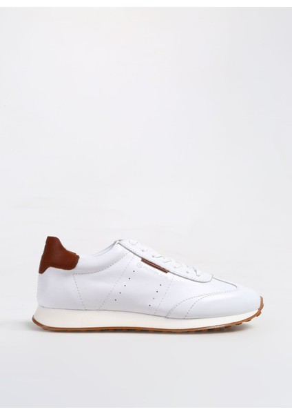 Beyaz Erkek Deri Sneaker Crespı M