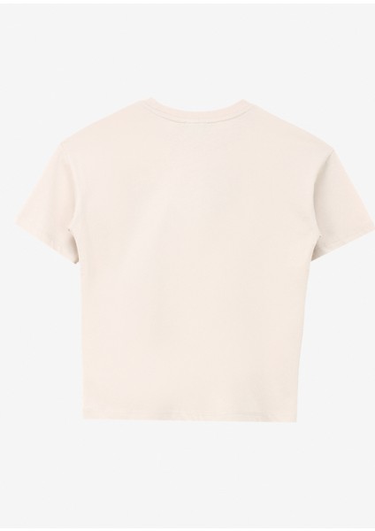 Taş Erkek Çocuk Bisiklet Yaka Oversized Baskılı T-Shirt C4SB-TST4006