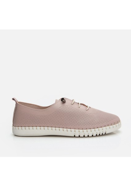 Hakiki Deri Vizon Kadın Loafer