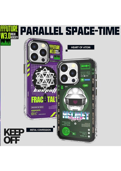 Iphone 15 Pro Max Parallel Space Time Magsafe Kapak - Metal Confession 303103