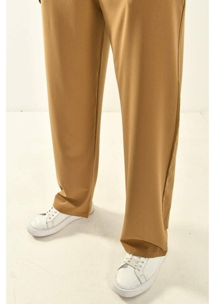 Camel Basic Baggy Fit Pantolon modelleri