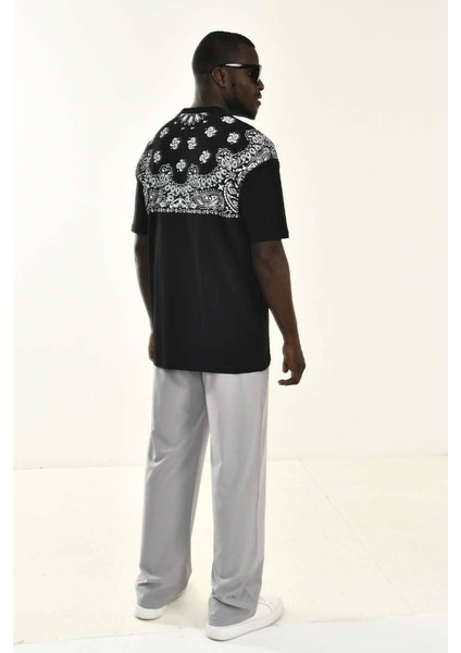 Gri Basic Baggy Fit Pantolon modelleri