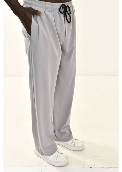 Gri Basic Baggy Fit Pantolon fırsatları