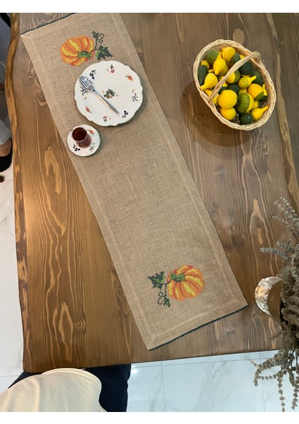 - El Nakışlı Dekoratif Runner - Pumpkin fiyatları