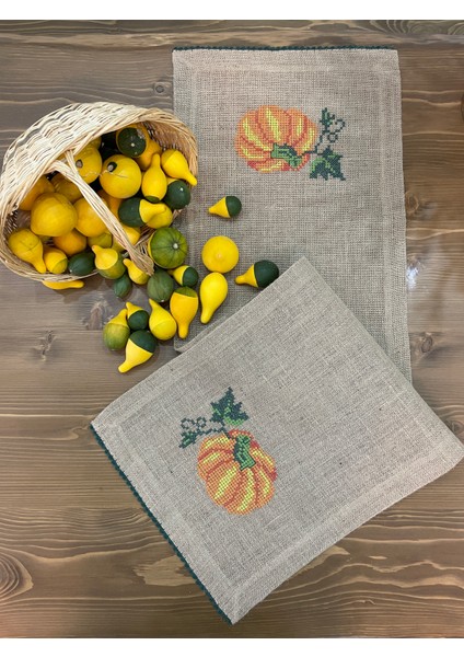 - El Nakışlı Dekoratif Runner - Pumpkin fırsatları