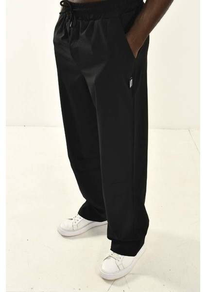 Siyah Baggy Fit Erkek Pantolon modelleri