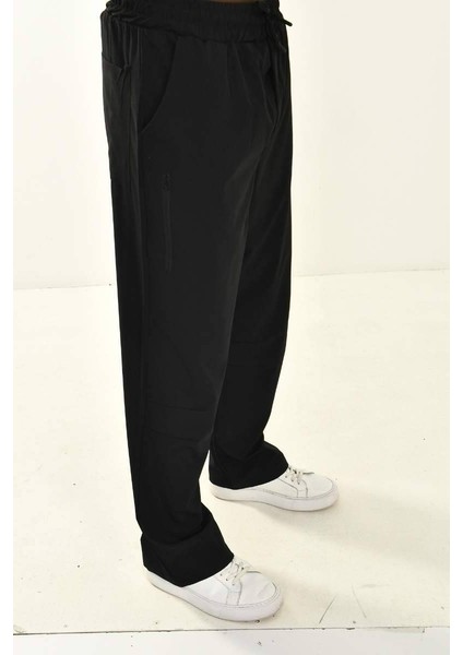 Siyah Baggy Fit Erkek Pantolon fırsatları