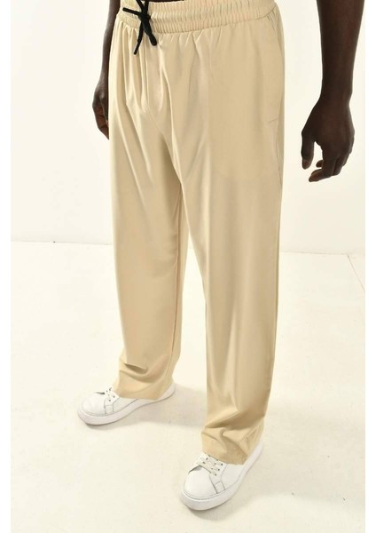 Bej Basic Baggy Fit Pantolon fırsatları