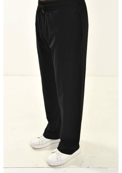 Siyah Basic Baggy Fit Pantolon modelleri