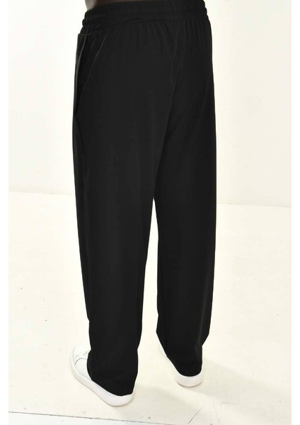 Siyah Basic Baggy Fit Pantolon fırsatları