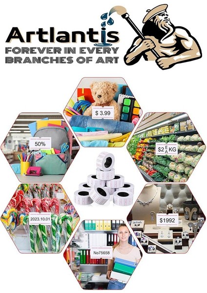 Fiyat Etiketi Sarı 800'LÜ 10 Paket 12X21MM Fosforlu Sarı Fiyat Etiketi MX-5500 M5500 HG979 Motex Etiket Makinesi Yedeği