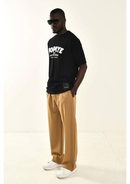 Camel Basic Baggy Fit Pantolon