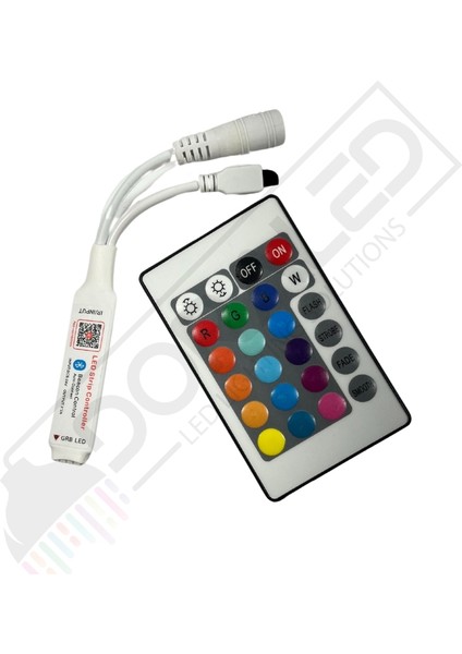 Tuya Destekli Bluetooth Kontrollü RGB Şerit Led Kontrol Cihazı 5-24V