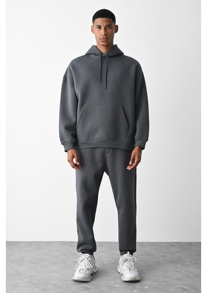 Erkek 3 Iplik Oversize Jogger Eşofman Takımı