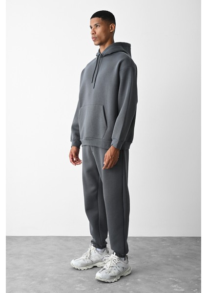 Erkek 3 Iplik Oversize Jogger Eşofman Takımı
