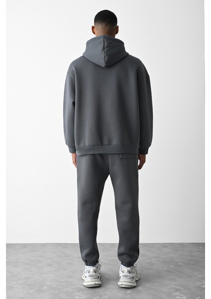 Erkek 3 Iplik Oversize Jogger Eşofman Takımı
