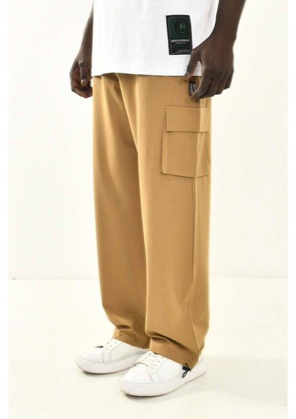 Camel Kargo Cepli Baggy Fit Pantolon