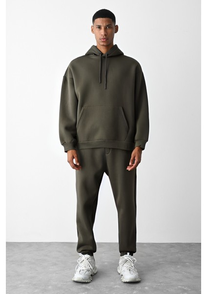 Erkek 3 Iplik Oversize Jogger Eşofman Takımı