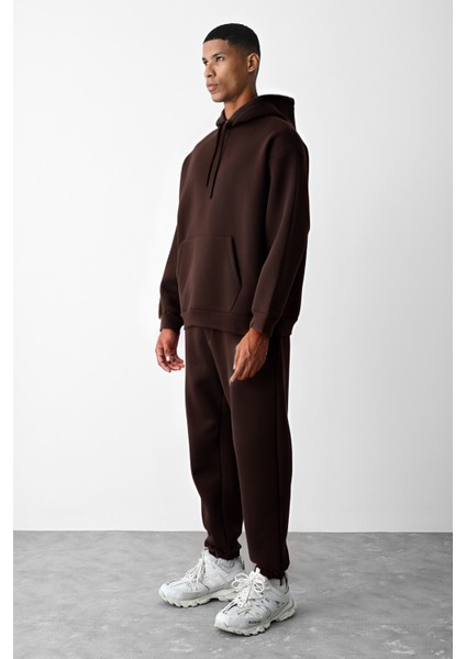 Erkek 3 Iplik Oversize Jogger Eşofman Takımı