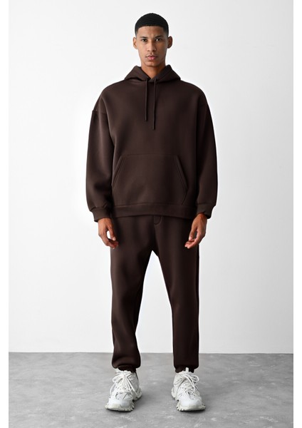 Erkek 3 Iplik Oversize Jogger Eşofman Takımı