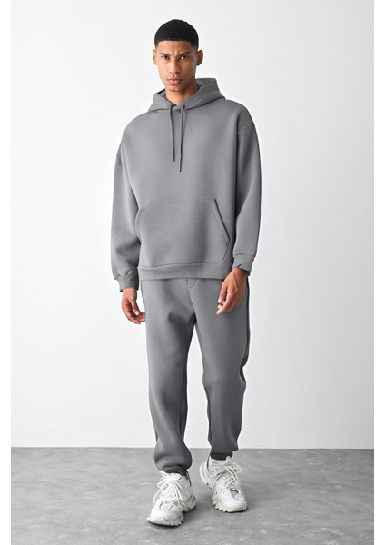 Erkek 3 Iplik Oversize Jogger Eşofman Takımı