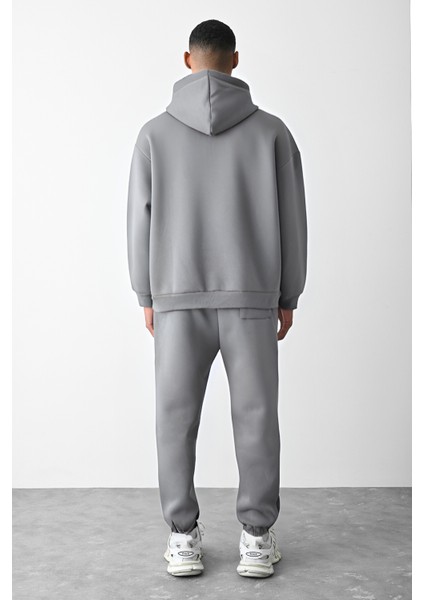 Erkek 3 Iplik Oversize Jogger Eşofman Takımı