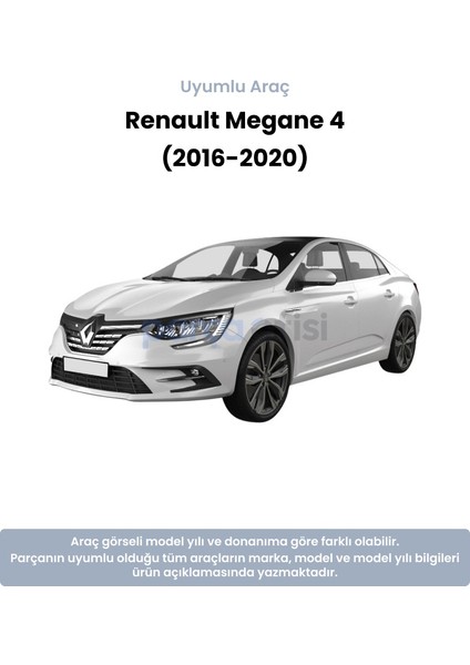 Renault Megane 4 Otomatik El Frenli Arka Fren Balatası (2016-2020) Ayd