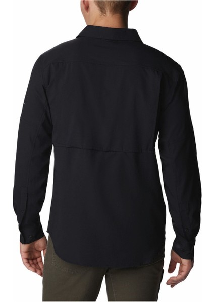 Columbıa AM1683 Sılver Rıdge Utılıty Lıte Long Sleeve Erkek Siyah Uzun Kollu Gömlek AM1683-010