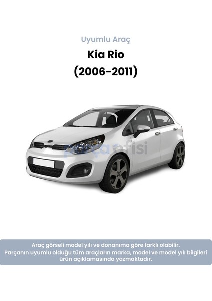 Kia Rio Disk Arka Fren Balatası (2006-2011)