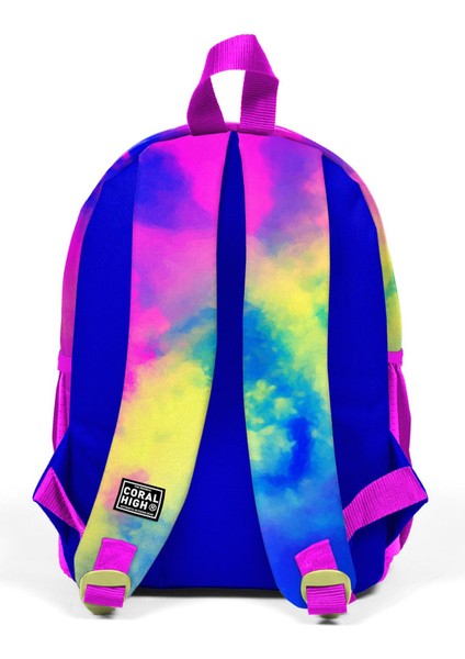 Minik Yuva Sırt Çantası Renkli Batik Desenli Iki Bölmeli 23557 modelleri